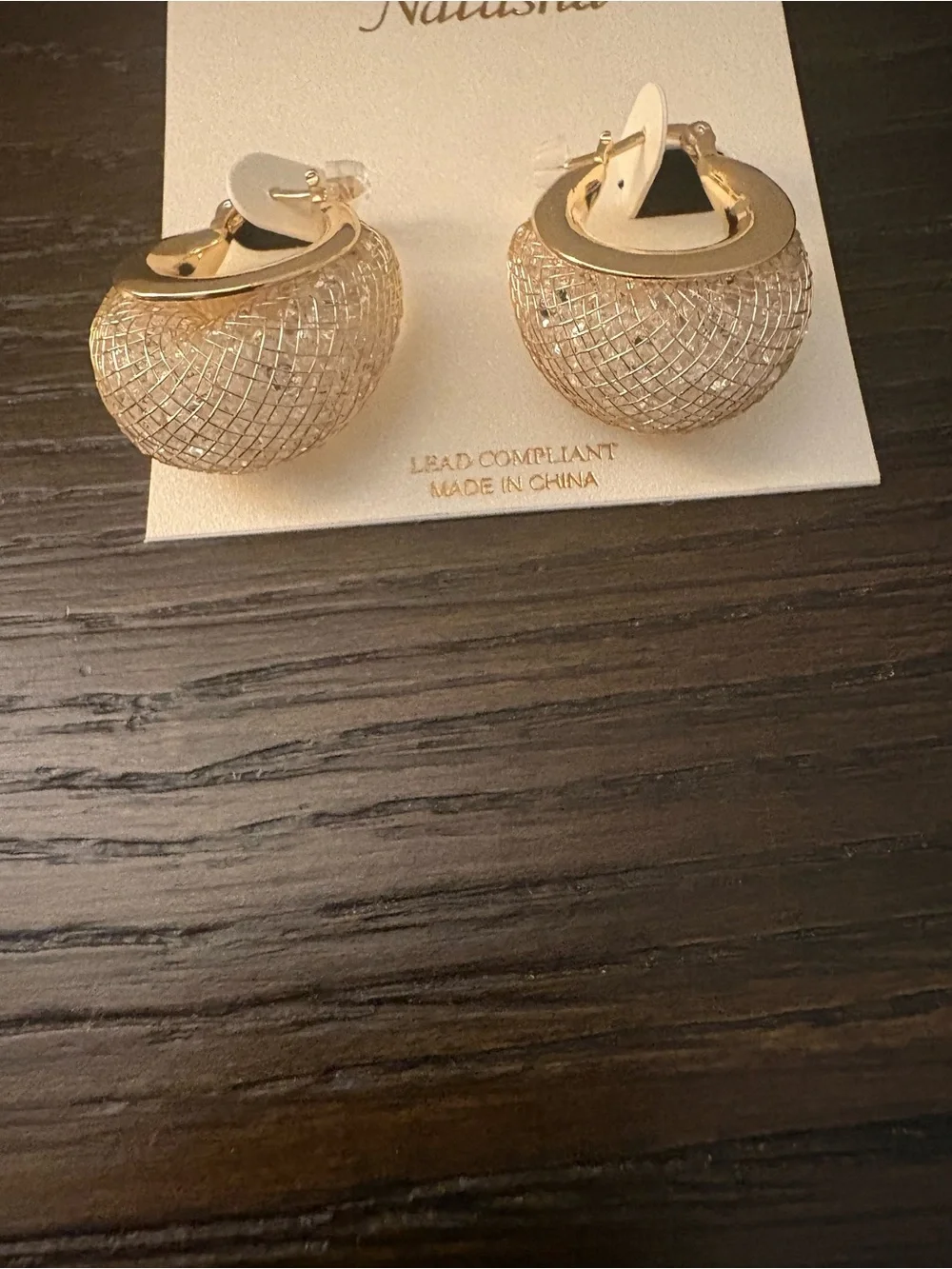 NEW Natasha Gold Earrings